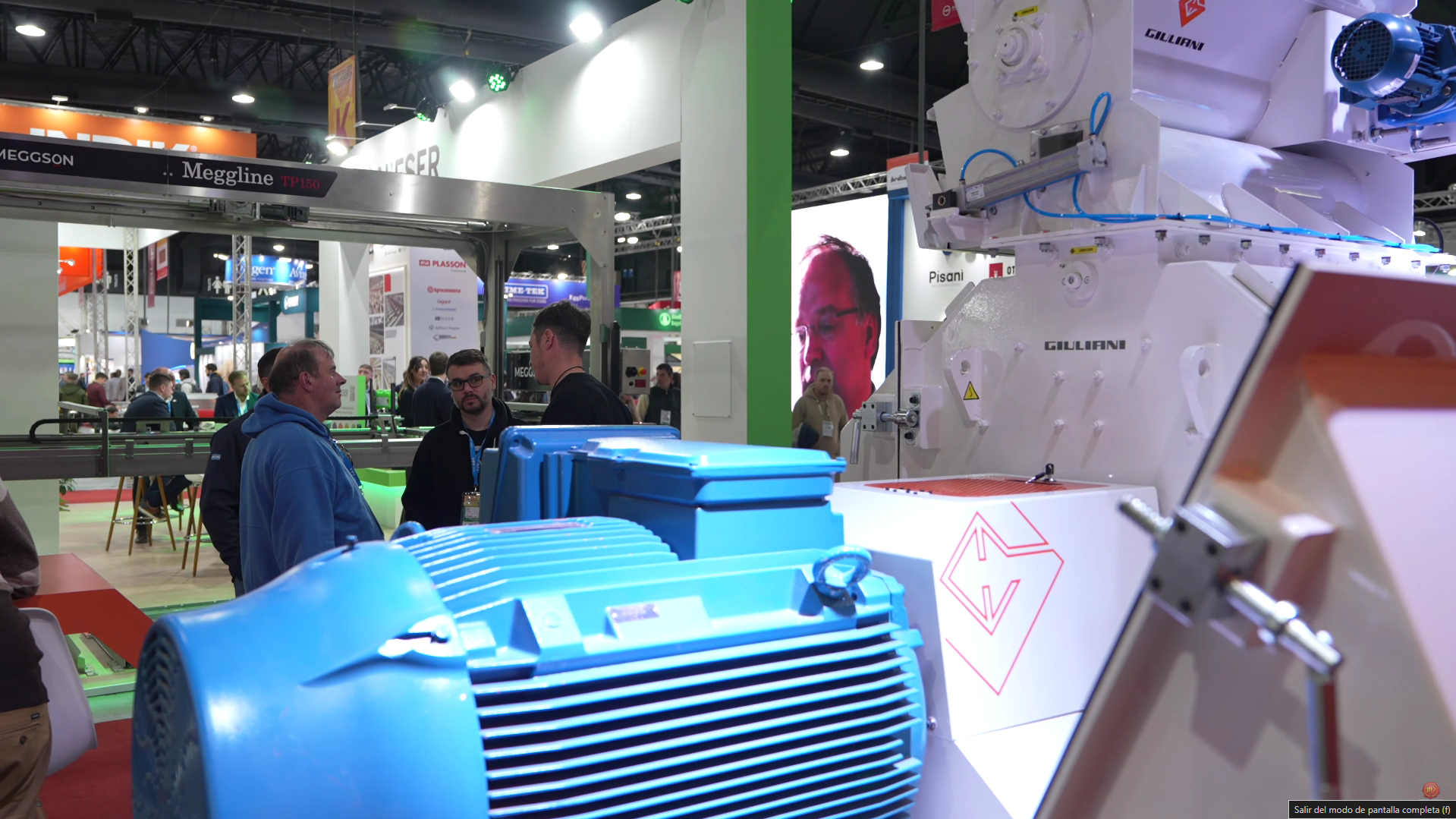 Giuliani una vez mas se presenta en la Expo Avícola y Porcinos.